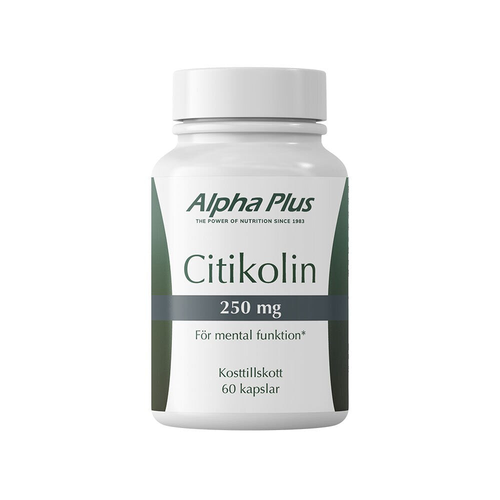 Citikolin 250 mg 60 kapslar
