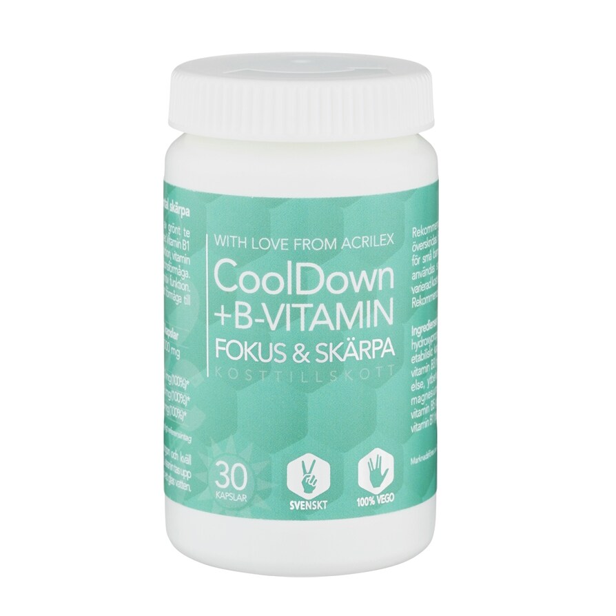 CoolDown + B-vitamin 30 kapslar
