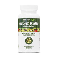 Grönt kaffe + Hallonketon 60 kapslar