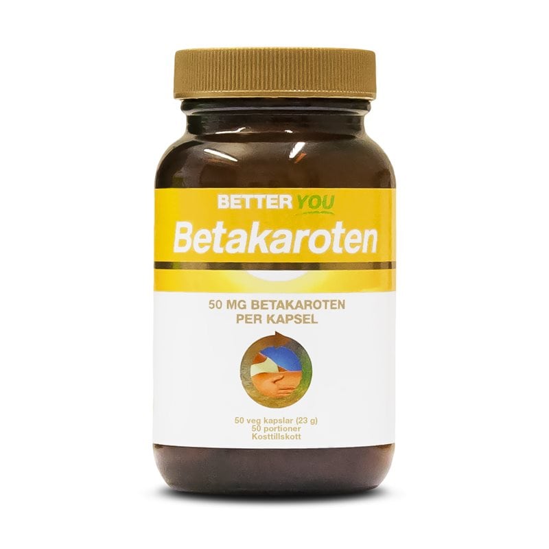 Betakaroten 50mg 50 kapslar