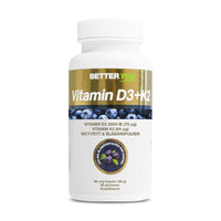 Vitamin D3+K2 60 kapslar