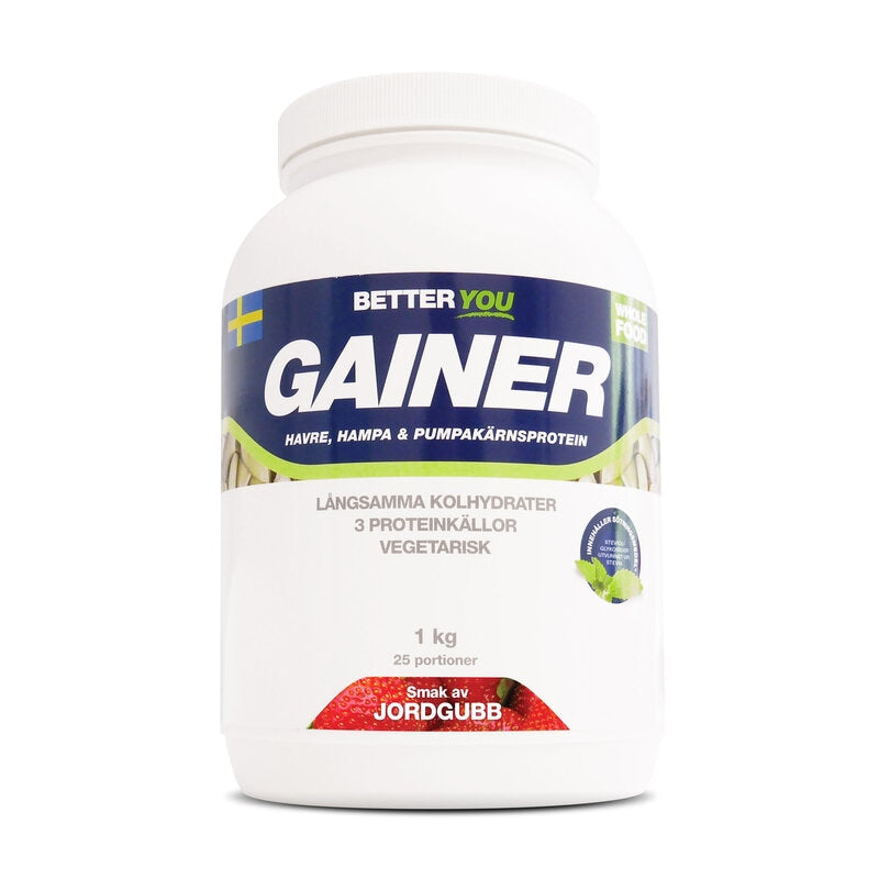 Whole Food Gainer Jordgubb 1kg
