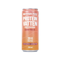 Proteinvatten Sunny Peach Koffein+Elektro 330ml
