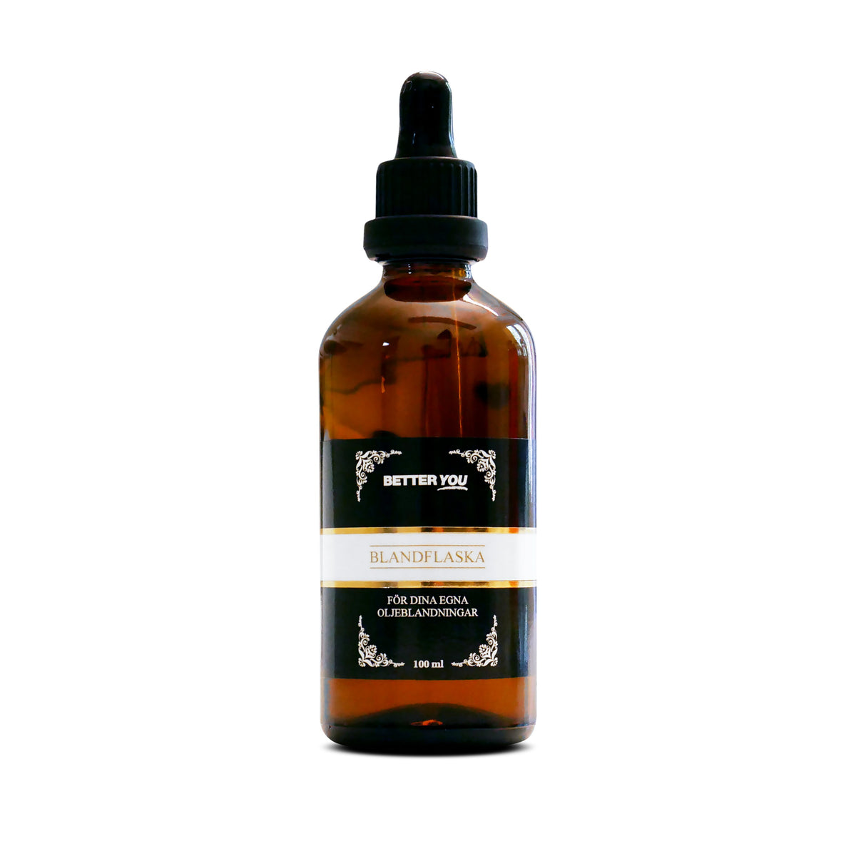 Blandflaska med pipettlock för oljor 100ml