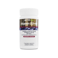 Vitamin D3 4000IE + K2 100µg 60 kapslar