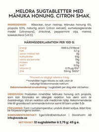 Manuka & Propolis Lozenges Lemon&Peppermint 12st