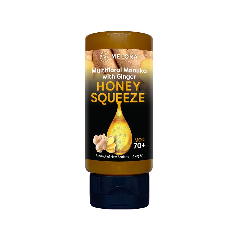 Manuka Honey 70+ MGO Ginger Squeeze 330g
