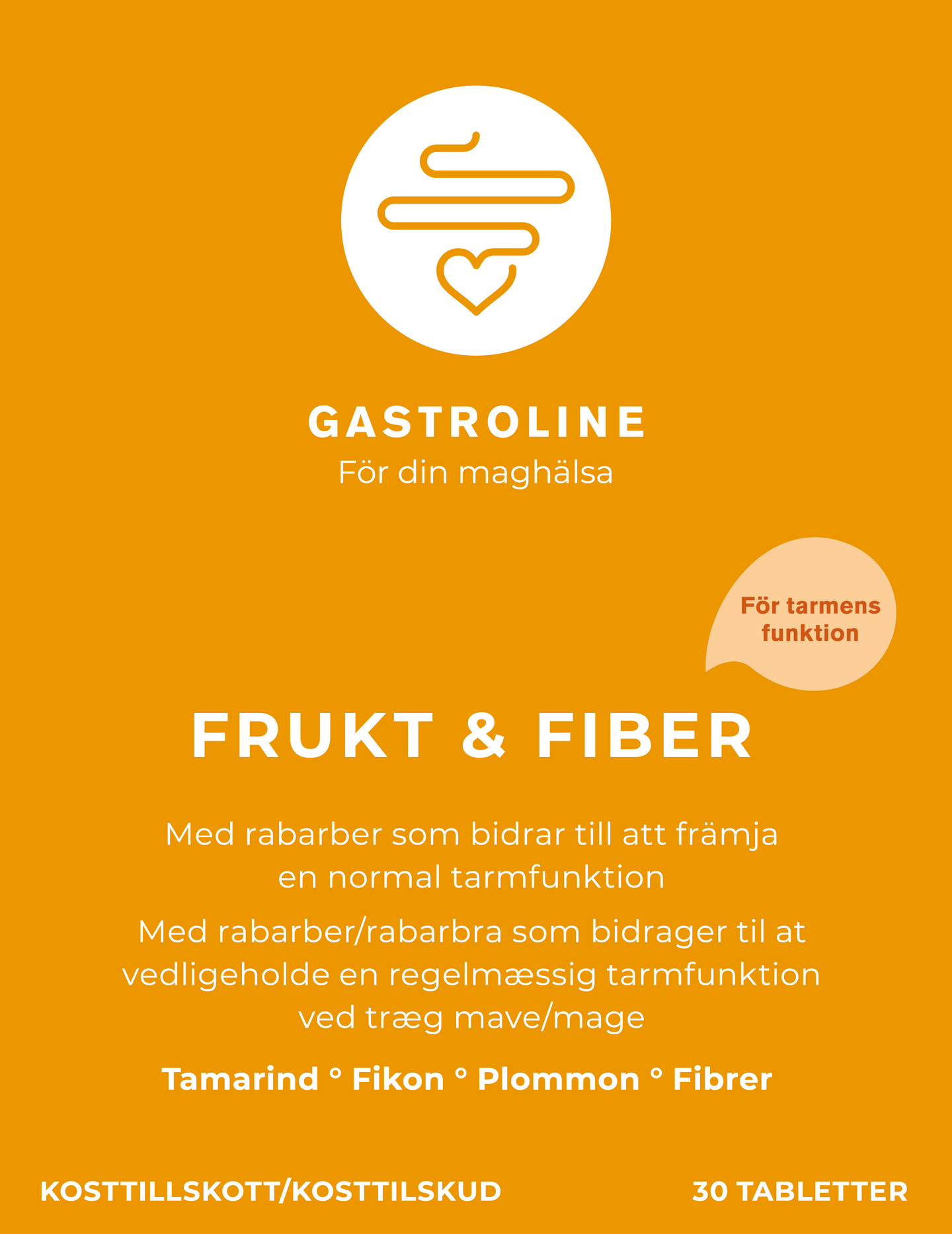 Frukt & Fibrer 30 tabletter