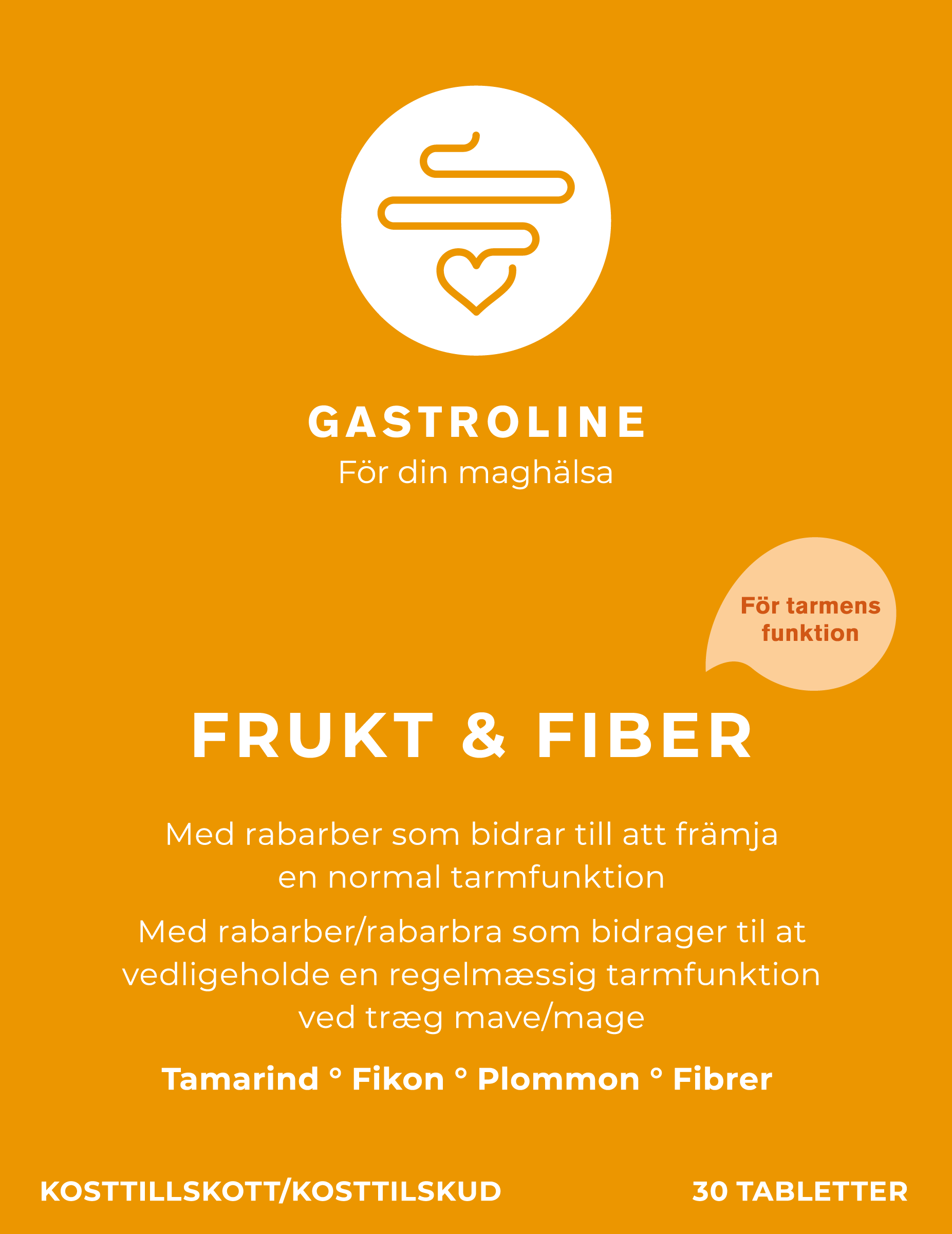Frukt & Fibrer 30 tabletter