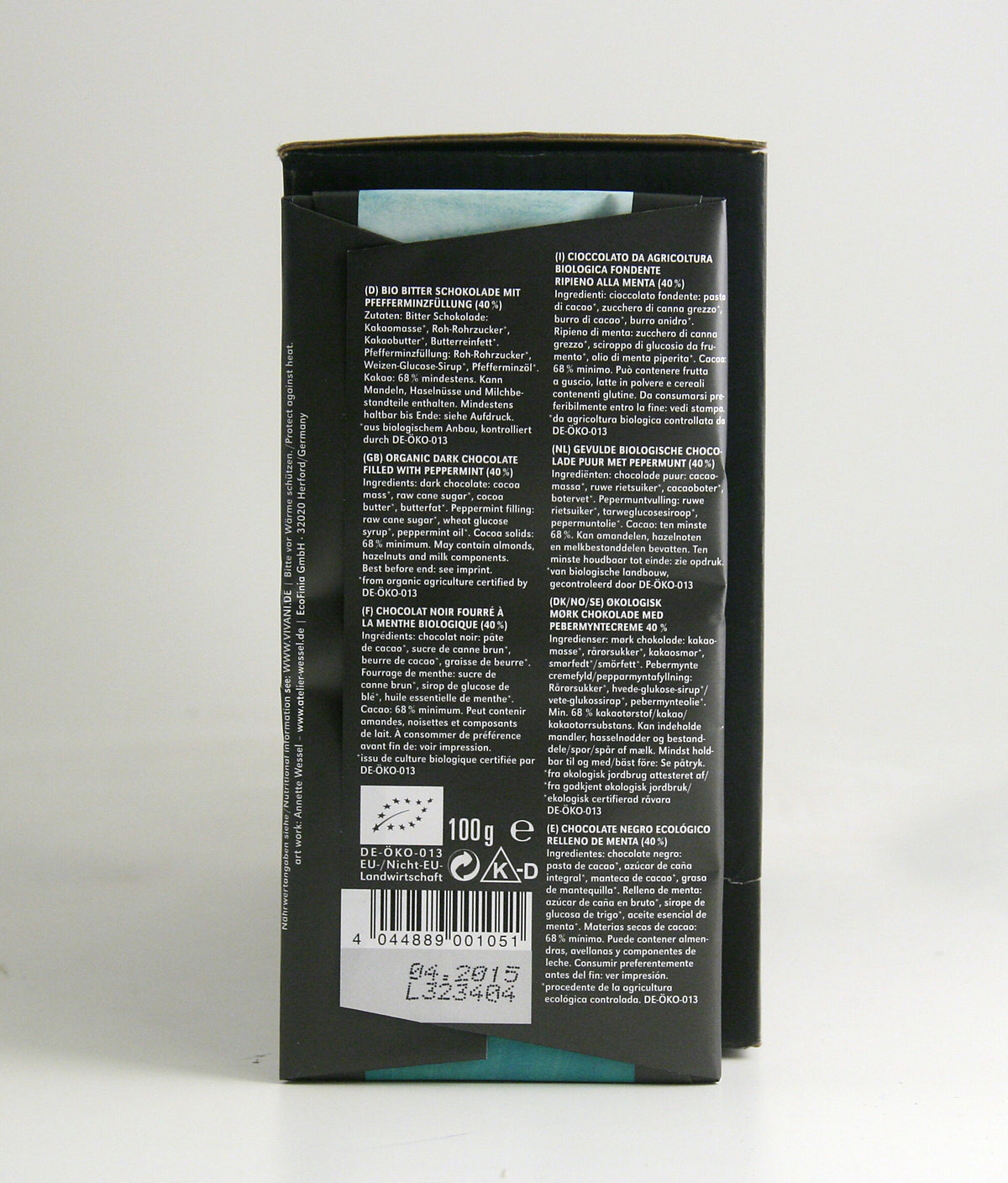 Mörk Choklad Mint 100g