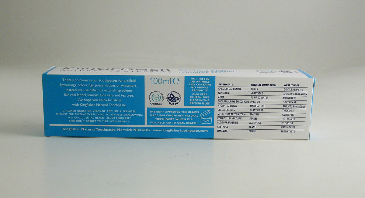 Naturlig Fluorfri Tandkräm Aloe, Tea Tree & Fänkål 100ml