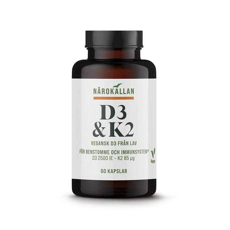 D3 & K2 60 kapslar