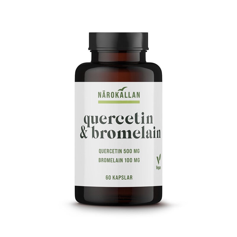 Quercetin & Bromelain 60 kapslar
