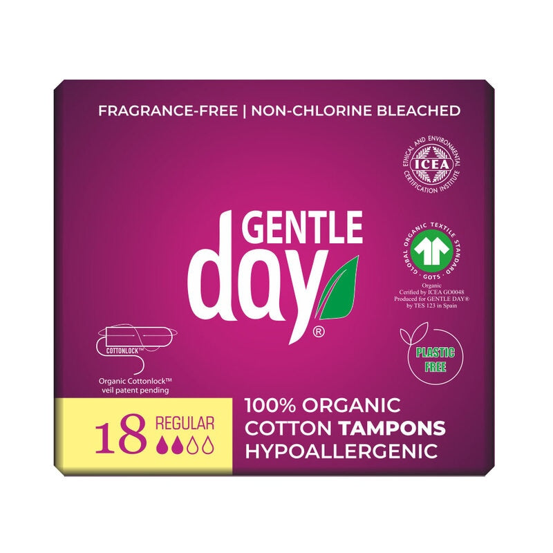 Tamponger bomull regular 18 st