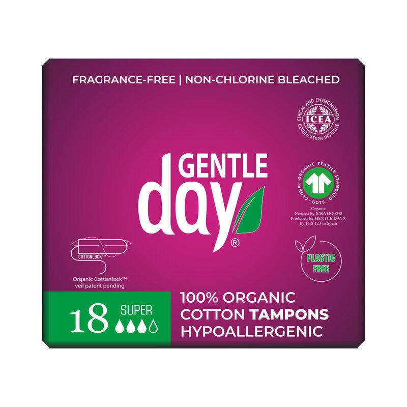 Tamponger bomull super 18 st