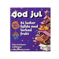 Adventskalender med torkad frukt 24 luckor