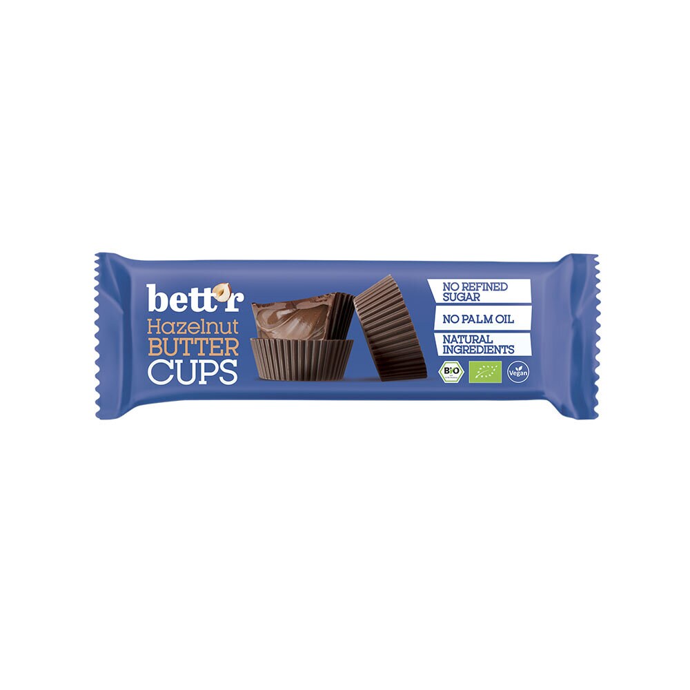 Hazelnut butter cups 39g