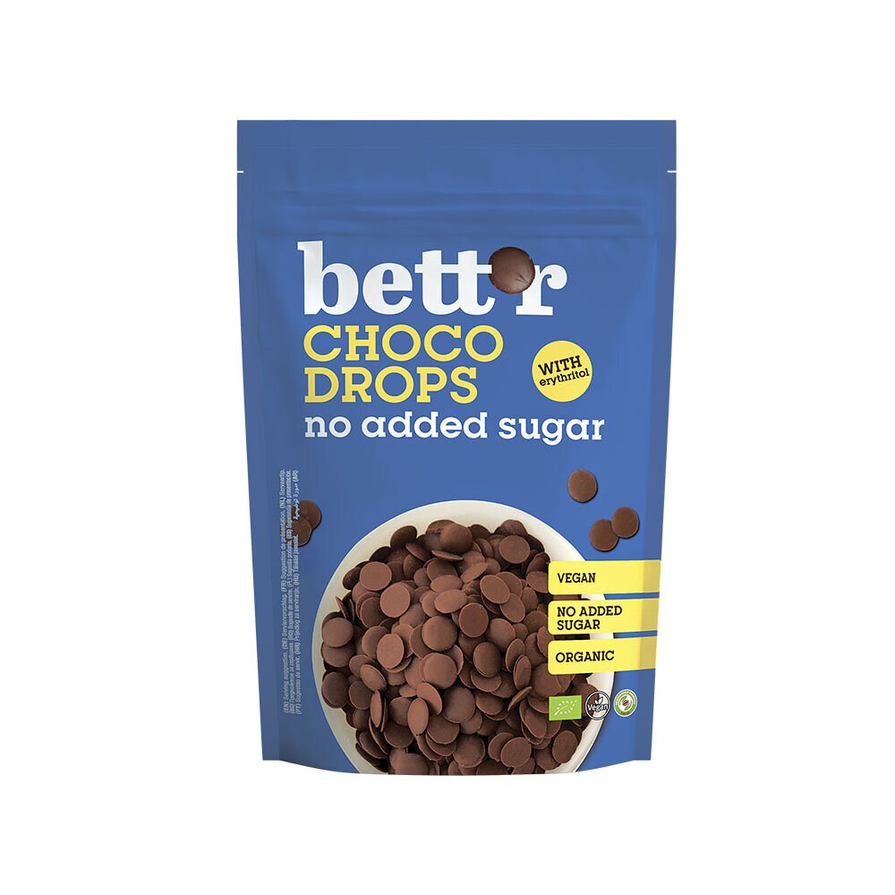 Chocolate drops no added sugar 200g