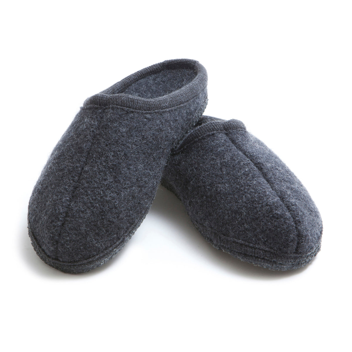 Ulle Original Ulltofflor Black Melange 48