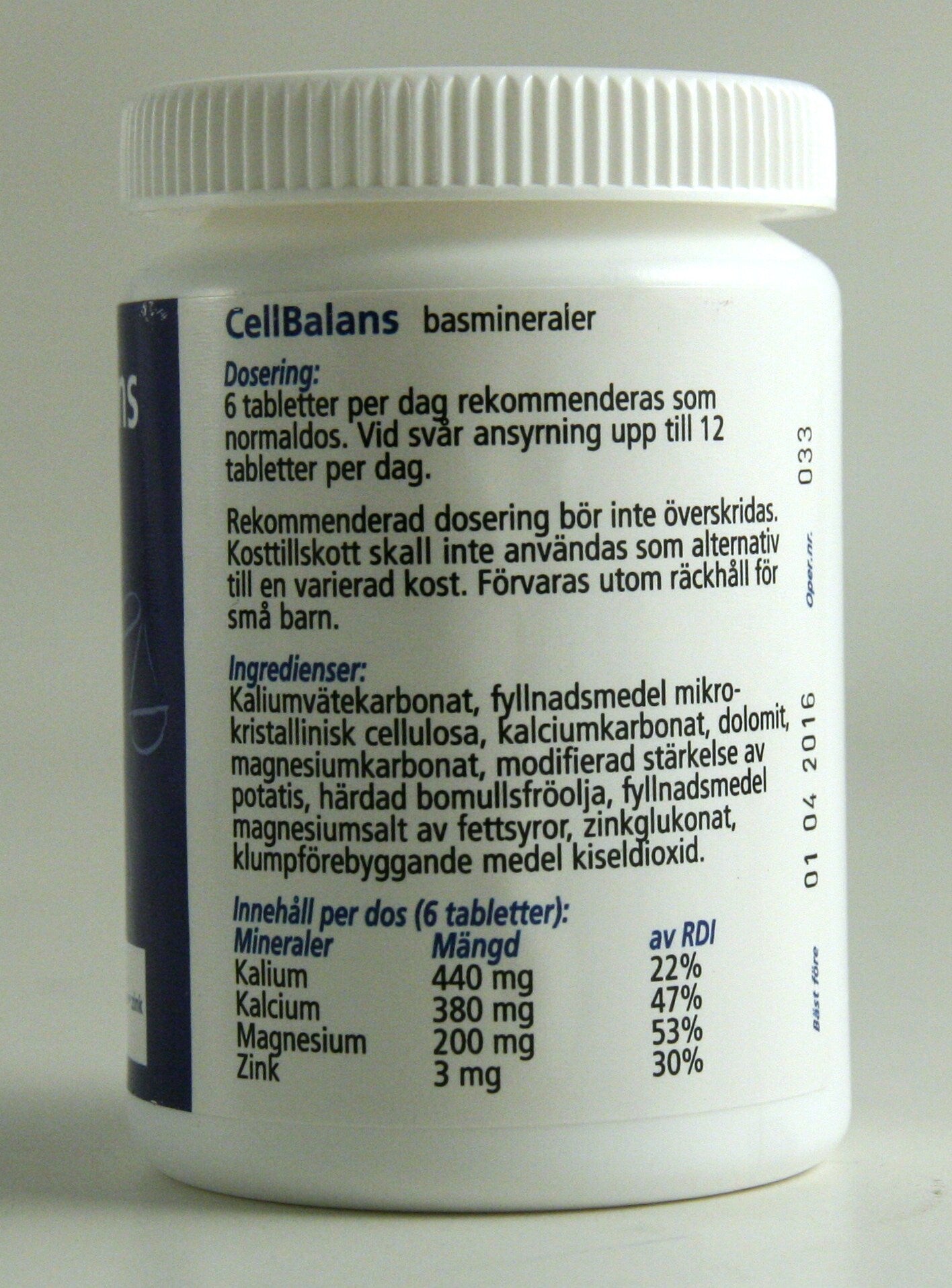 Cellbalans 150 tabletter