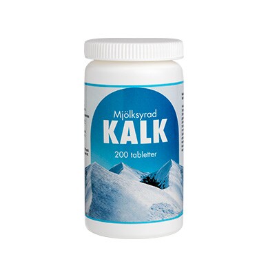 Mjölksyrad kalk 200 tabletter