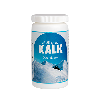Mjölksyrad kalk 200 tabletter