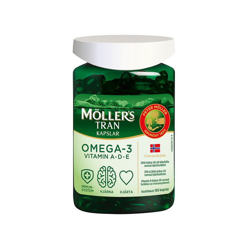 Möllers Trankapslar 160 kapslar