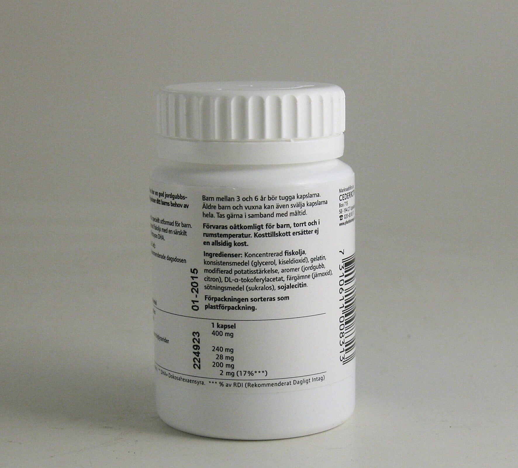 Omega-3 Barn 70 kapslar