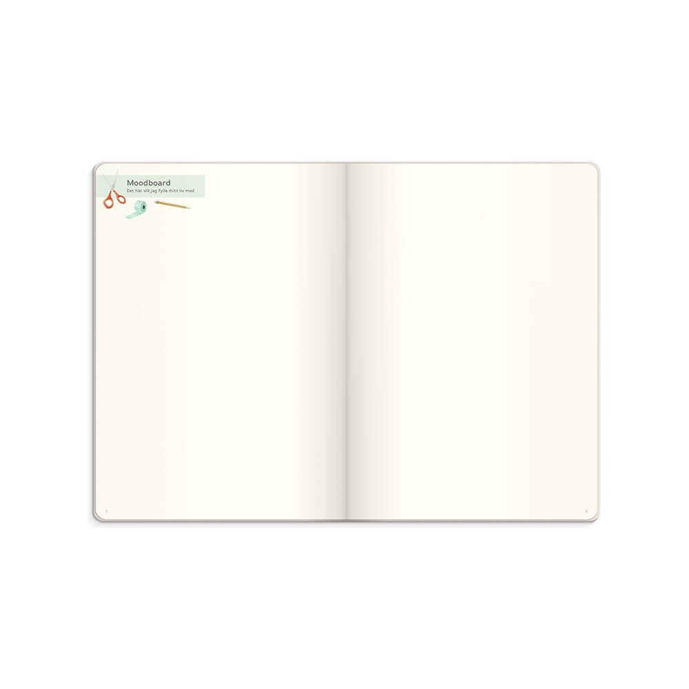 Odaterad kalender beige
