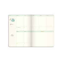 Odaterad kalender beige
