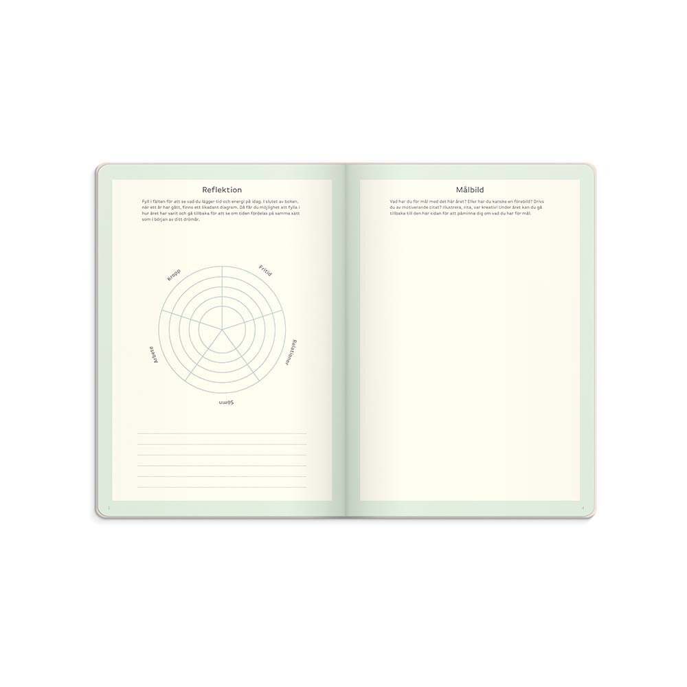 Odaterad kalender beige