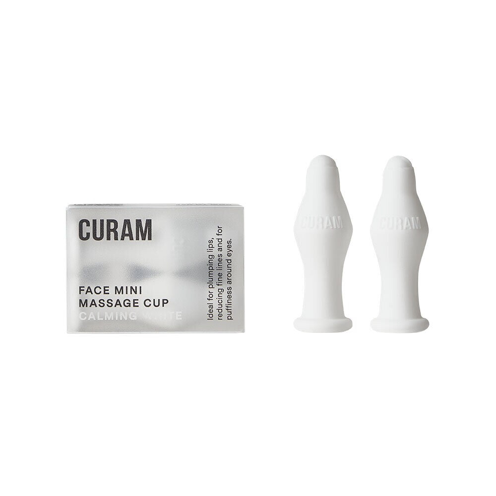 Face Mini Massage Cup Calming White