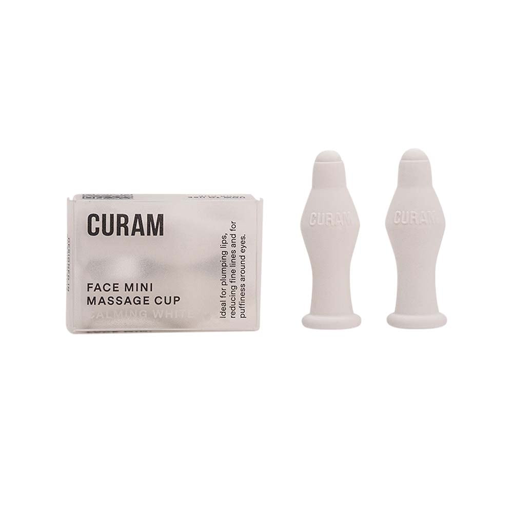 Face Mini Massage Cup Calming White