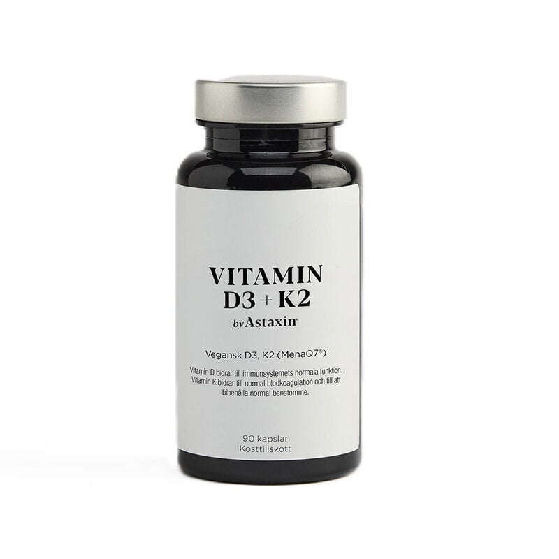 Vitamin D3+K2 by Astaxin 90 st kapslar