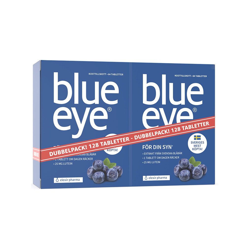 Blue Eye Dubbelpack 128 tabletter