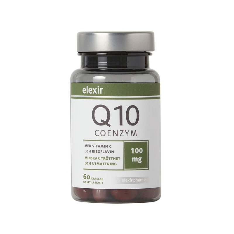 Q10 Coenzym 100mg 60 kapslar