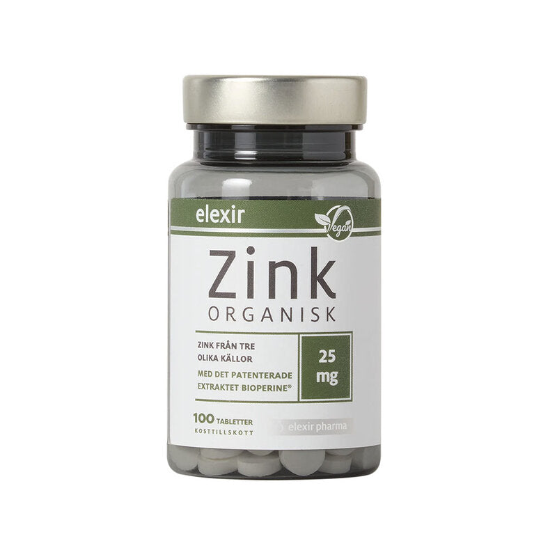 Zink Organisk 100 tabletter