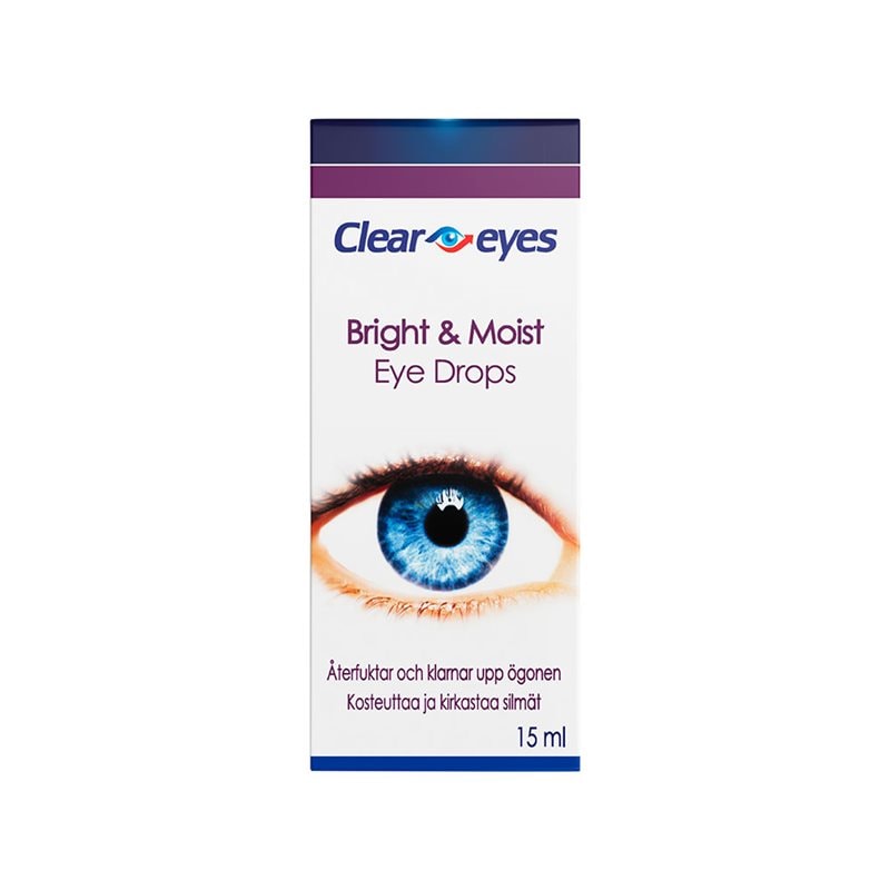 Clear Eyes Bright & Moist 15ml