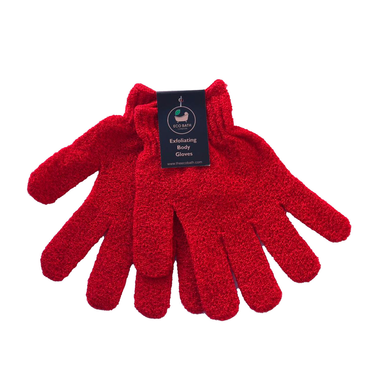 Exfoliating body gloves, blandade färger