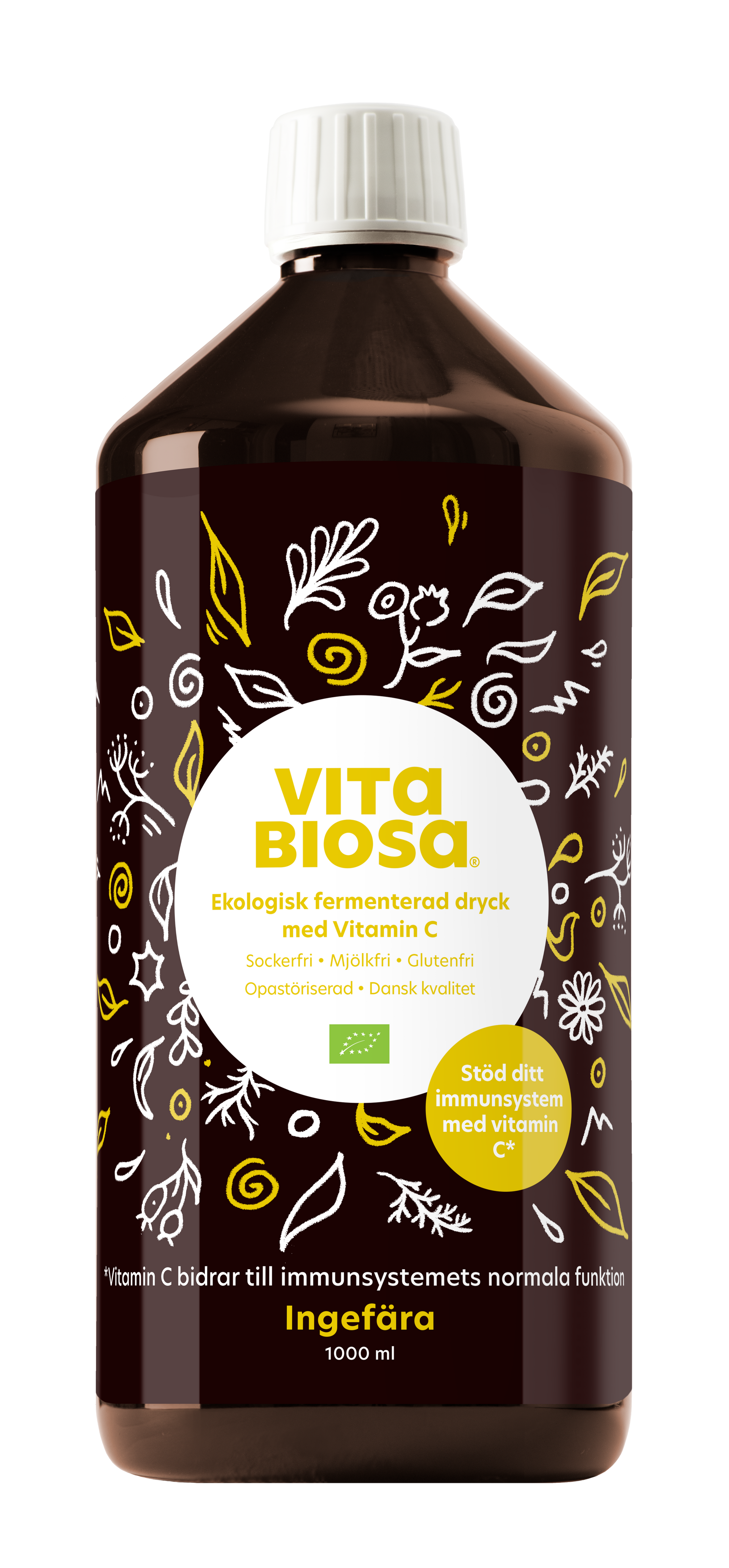 Vita Biosa Ingefära 1 liter
