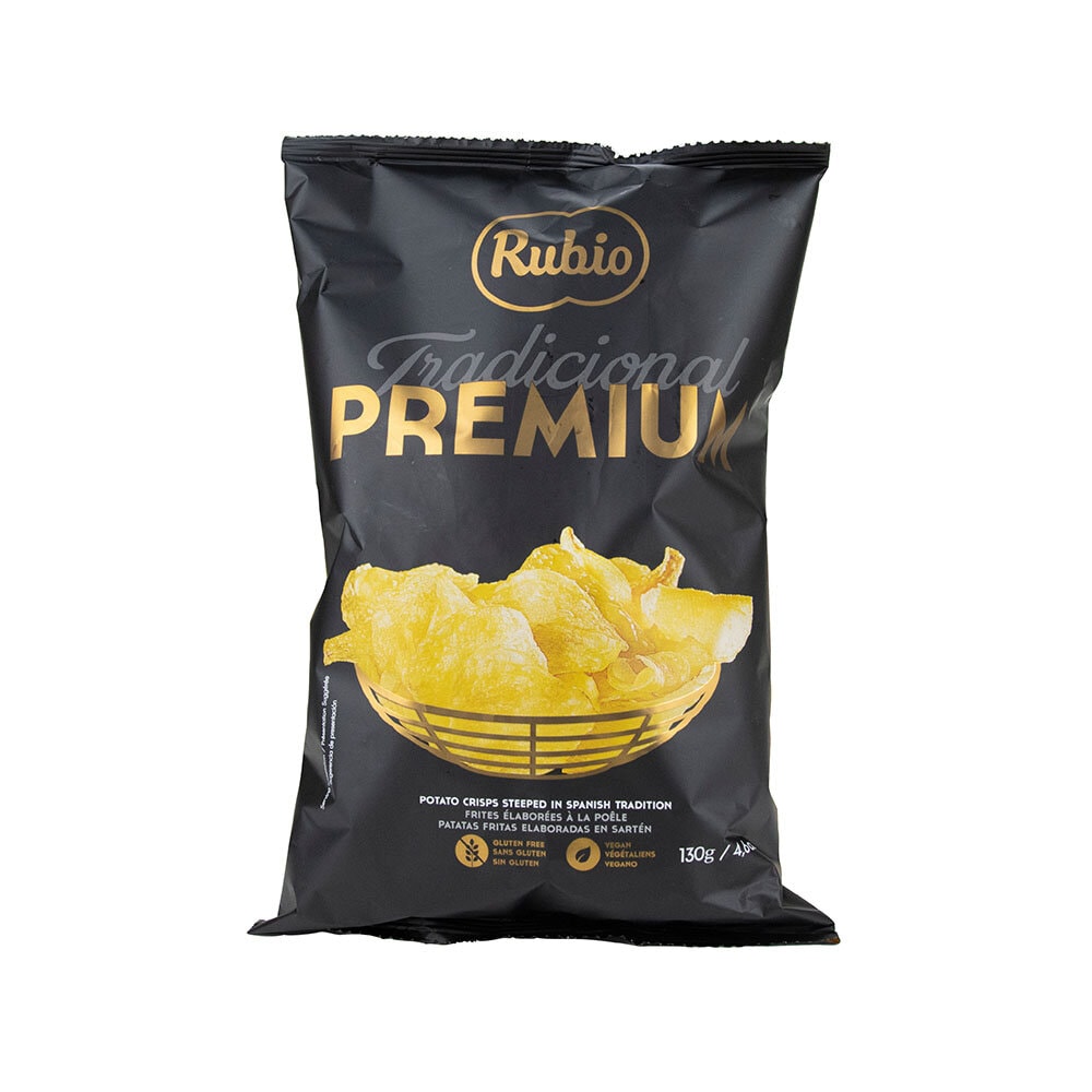 Premium Traditional potatischips 130g