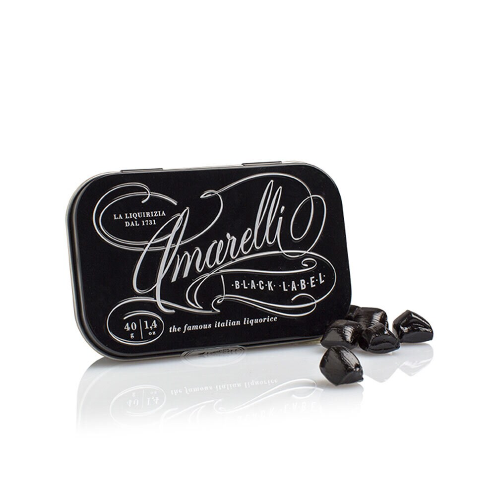 Black Label Spezzatina Lakrits DOP Plåtask 40g