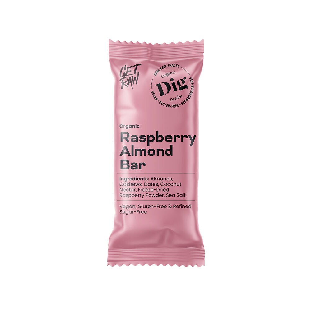 Organic Bar Raspberry & Almond 42g
