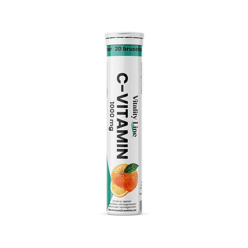 C-vitamin 1000mg  apelsin 20st brustabletter