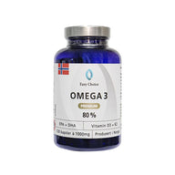 Omega 3 Premium 80 % med K2 120 kapslar
