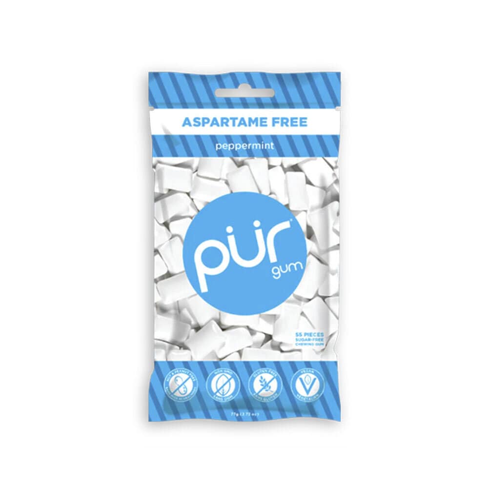 Pepparmint tuggummi påse 55st