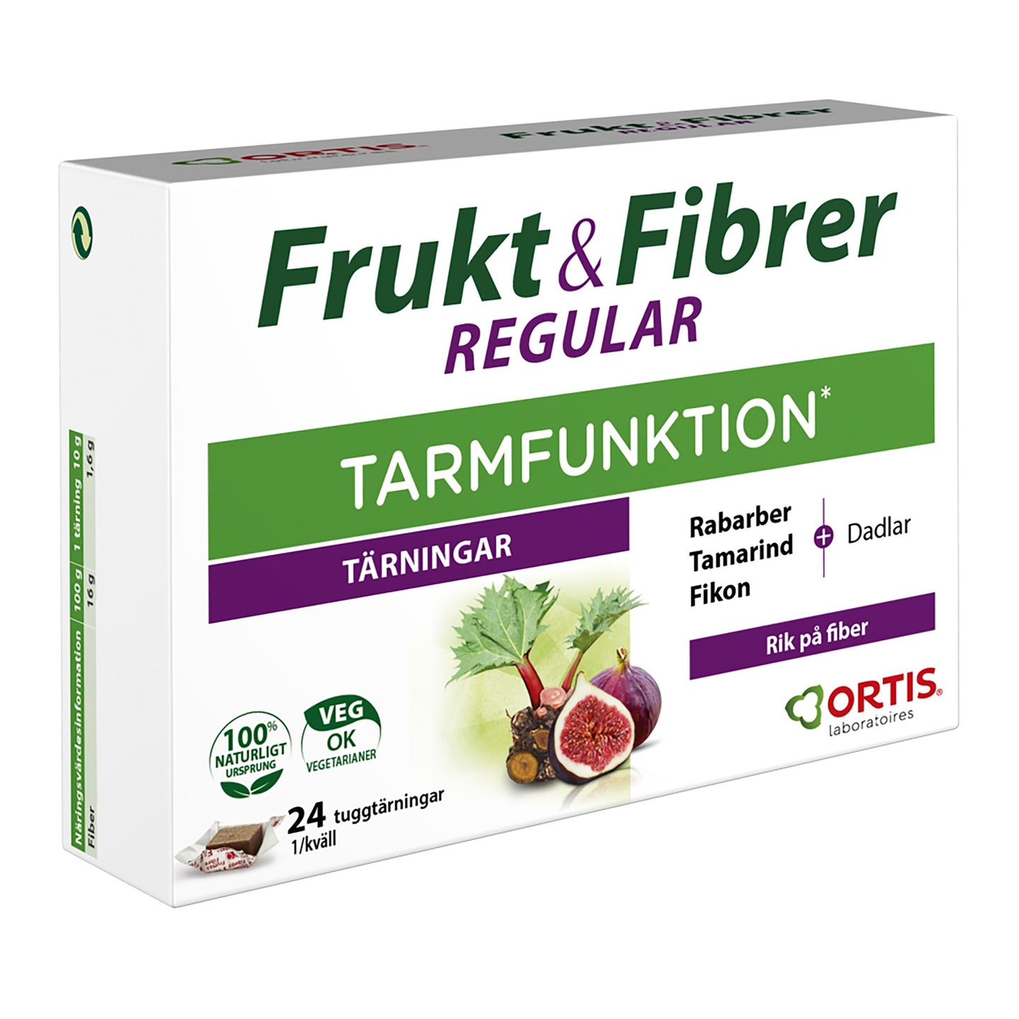 Frukt & Fibrer 24 tärningar
