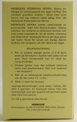 Henna pulver rödbrun 125g