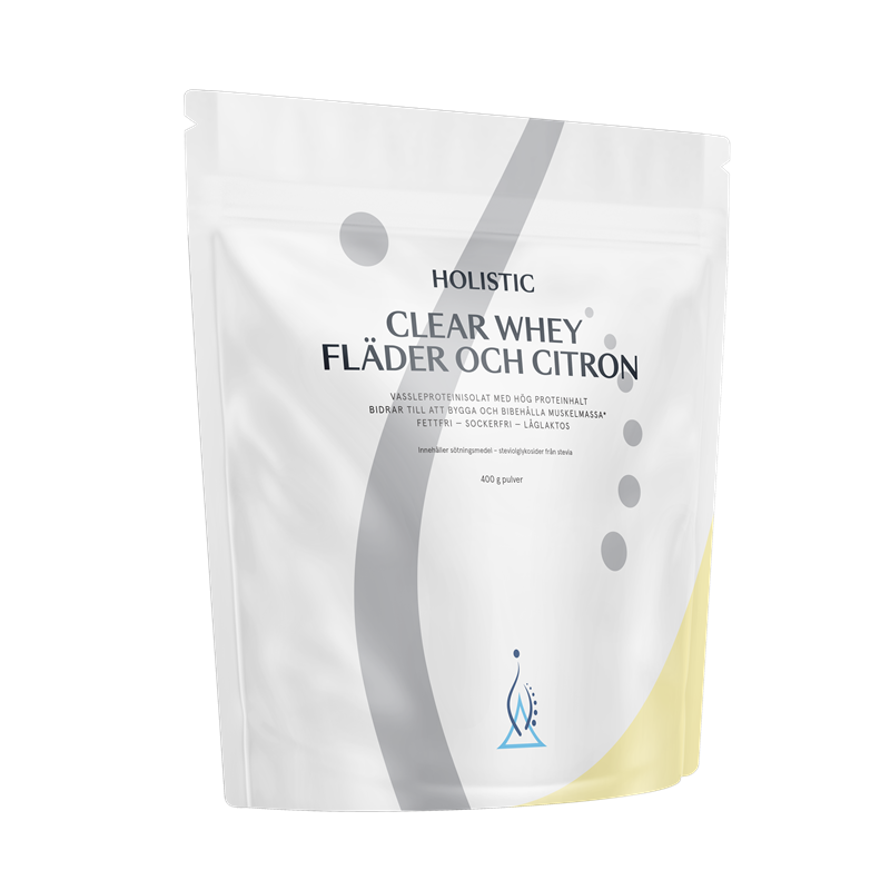 Clear Whey vassleproteinisolat fläder och citron 400g