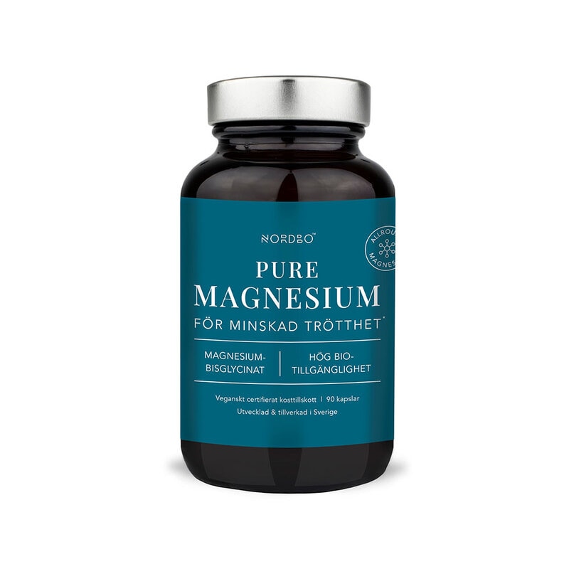 Pure Magnesium 100% Bisglycinat 90 kapslar